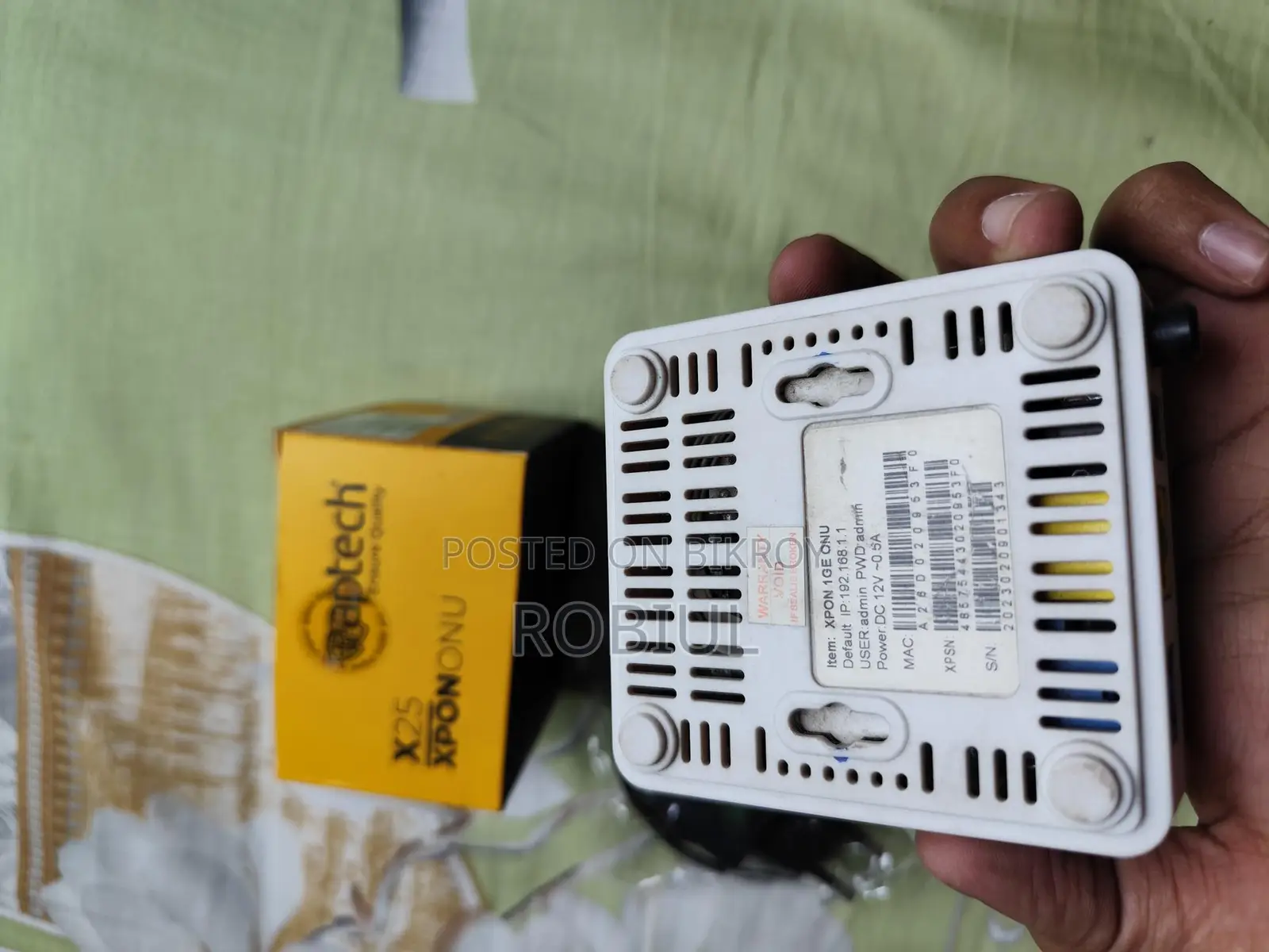 Aptech X25 Xpon Onu