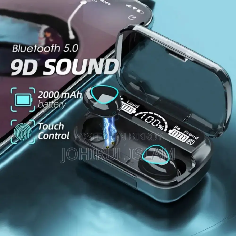 M10 True Wireless Earbuds - Premium Sound with Power Bank