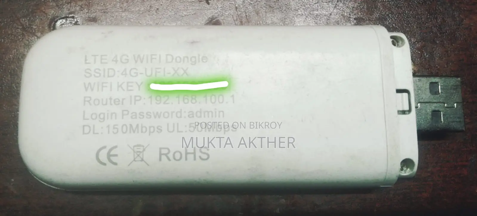 4G LTE WiFi Modem.