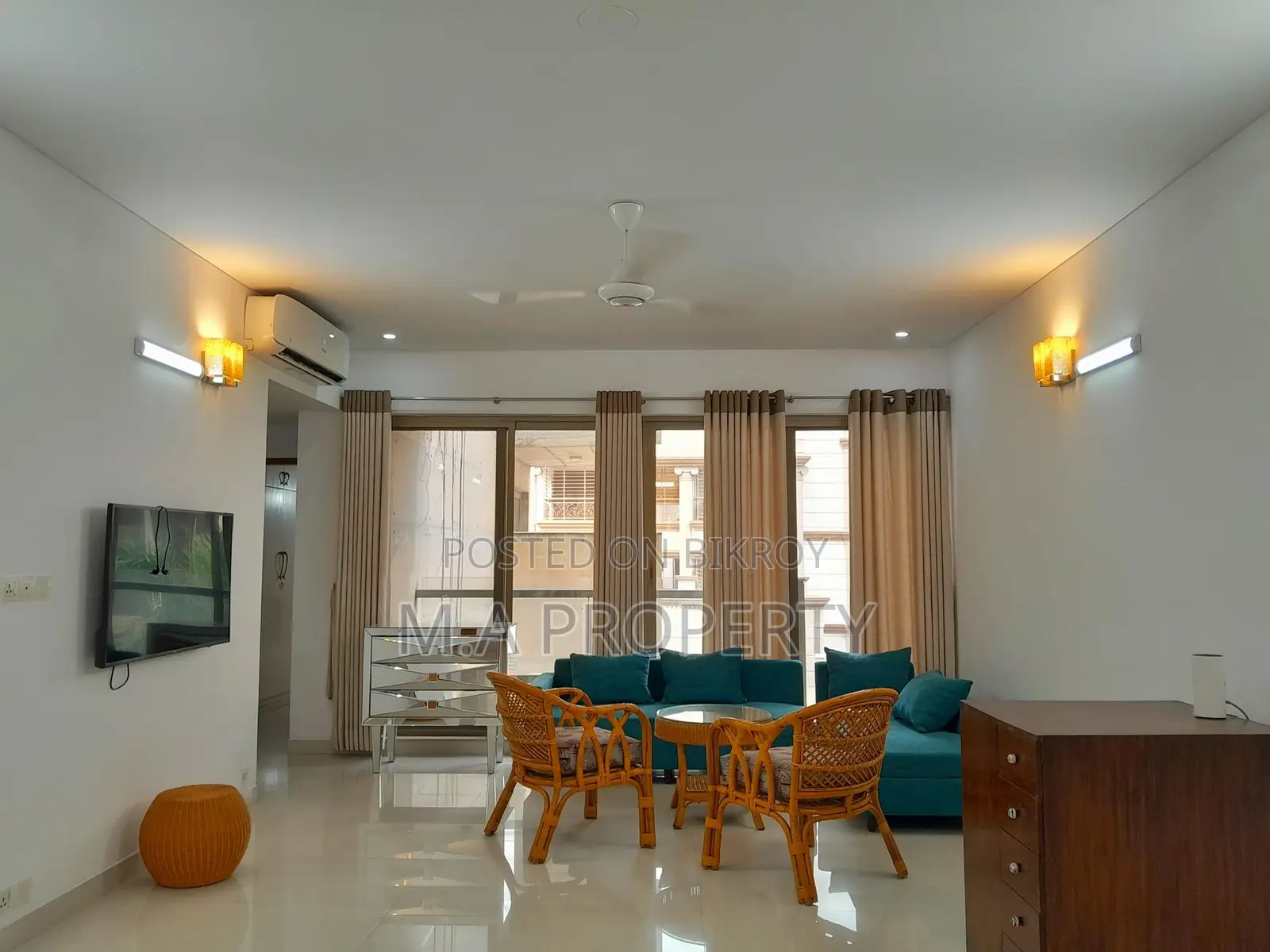 Furnished apartment rent in Gulshan 2