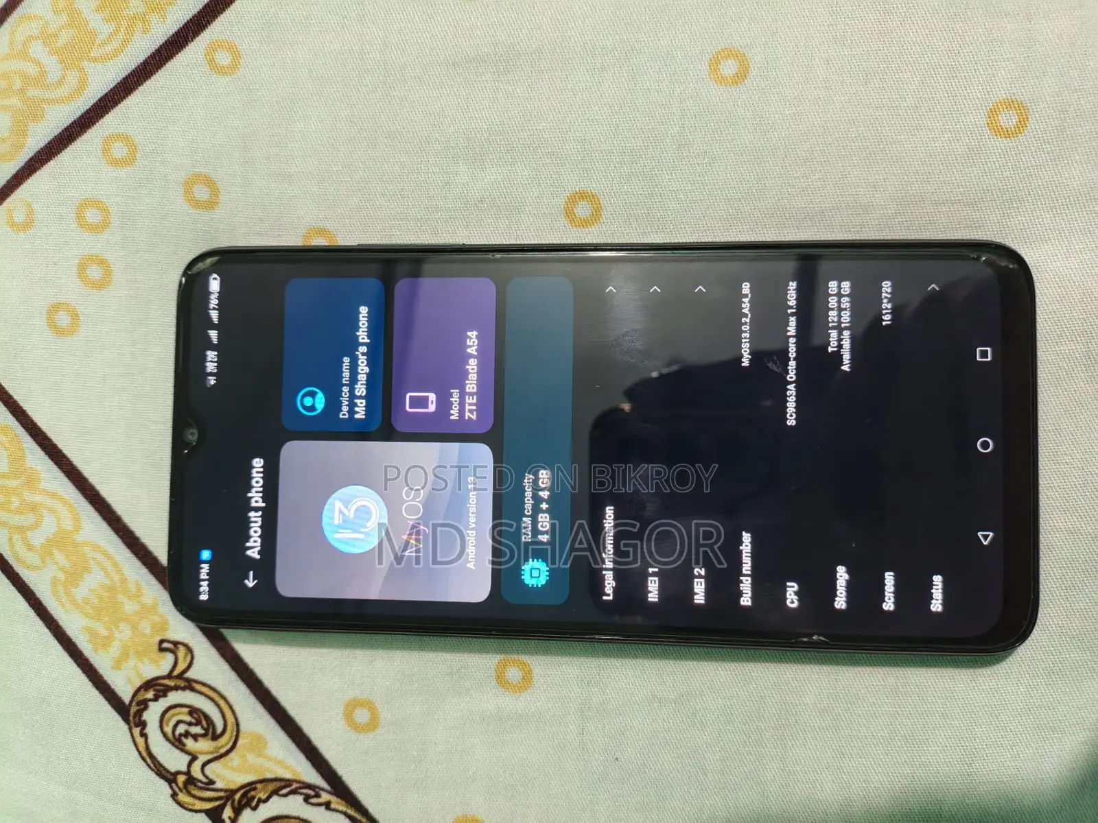 ZTE Blade A54 4+4/128 (Used)