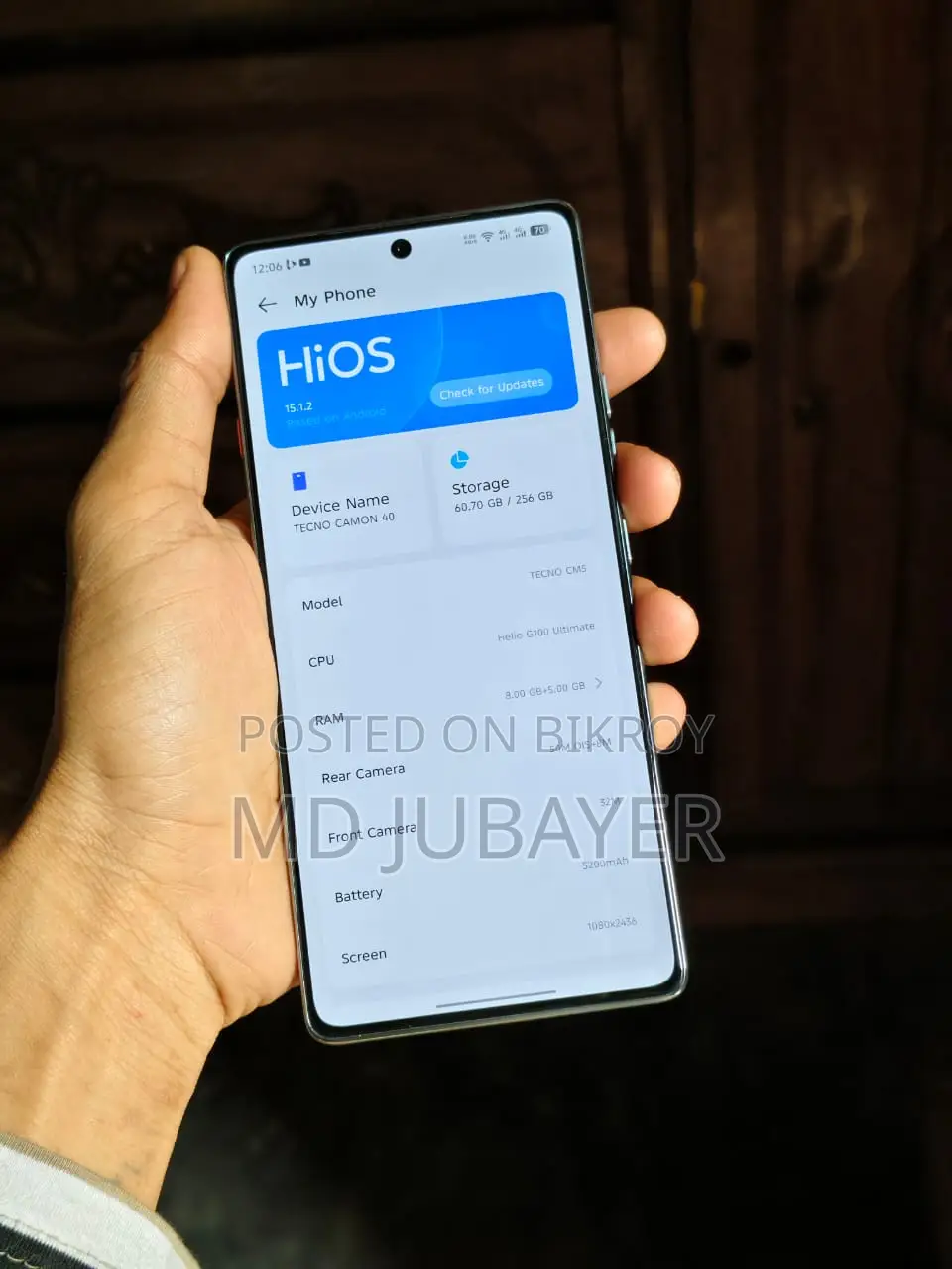 Tecno Camon I (ব্যবহৃত)