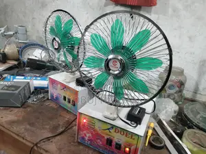 12 ভোল্ট চার্জার ফ্যান। 6-8 ঘন্টা ব্যাটারি ব্যাকআপ।