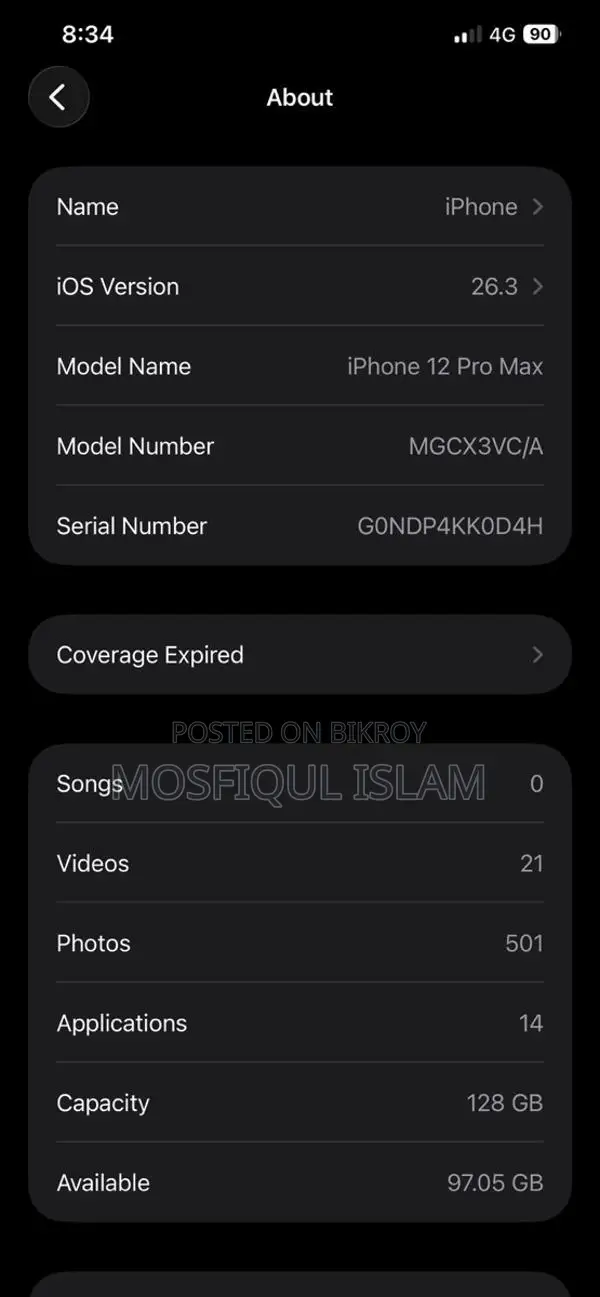 Apple iPhone 12 Pro Max (Used)