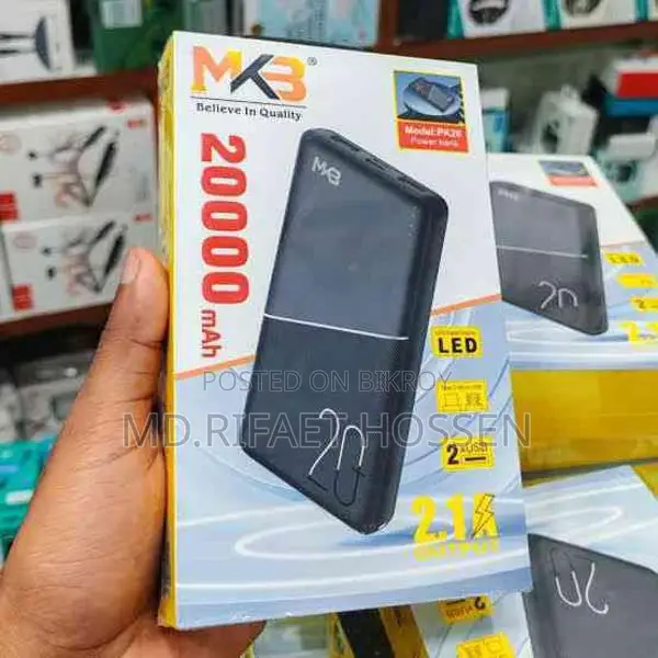 Massive Battery Capacity: with a 20000mah Capacity, You Can Charge