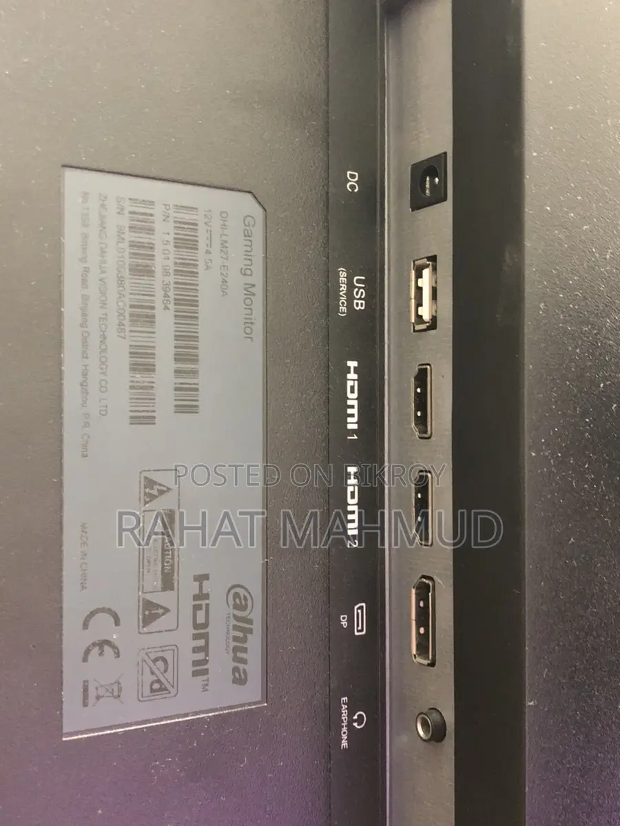Dahua DHI-LM27-E240A 27 Inch FHD (1920x1080) Monitor