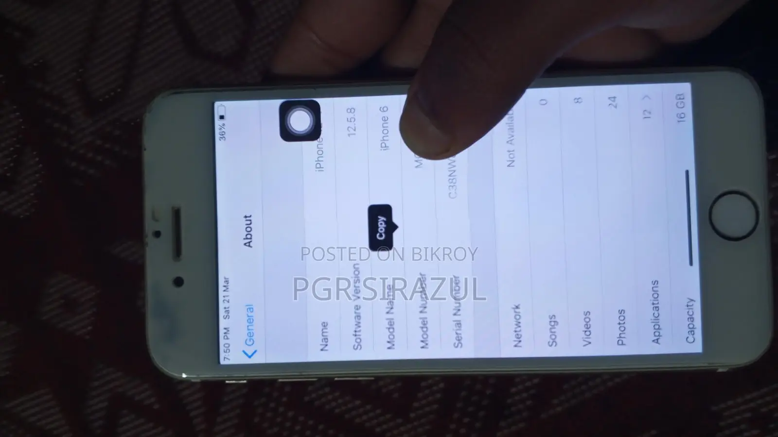 Apple iPhone 6 . (Used)