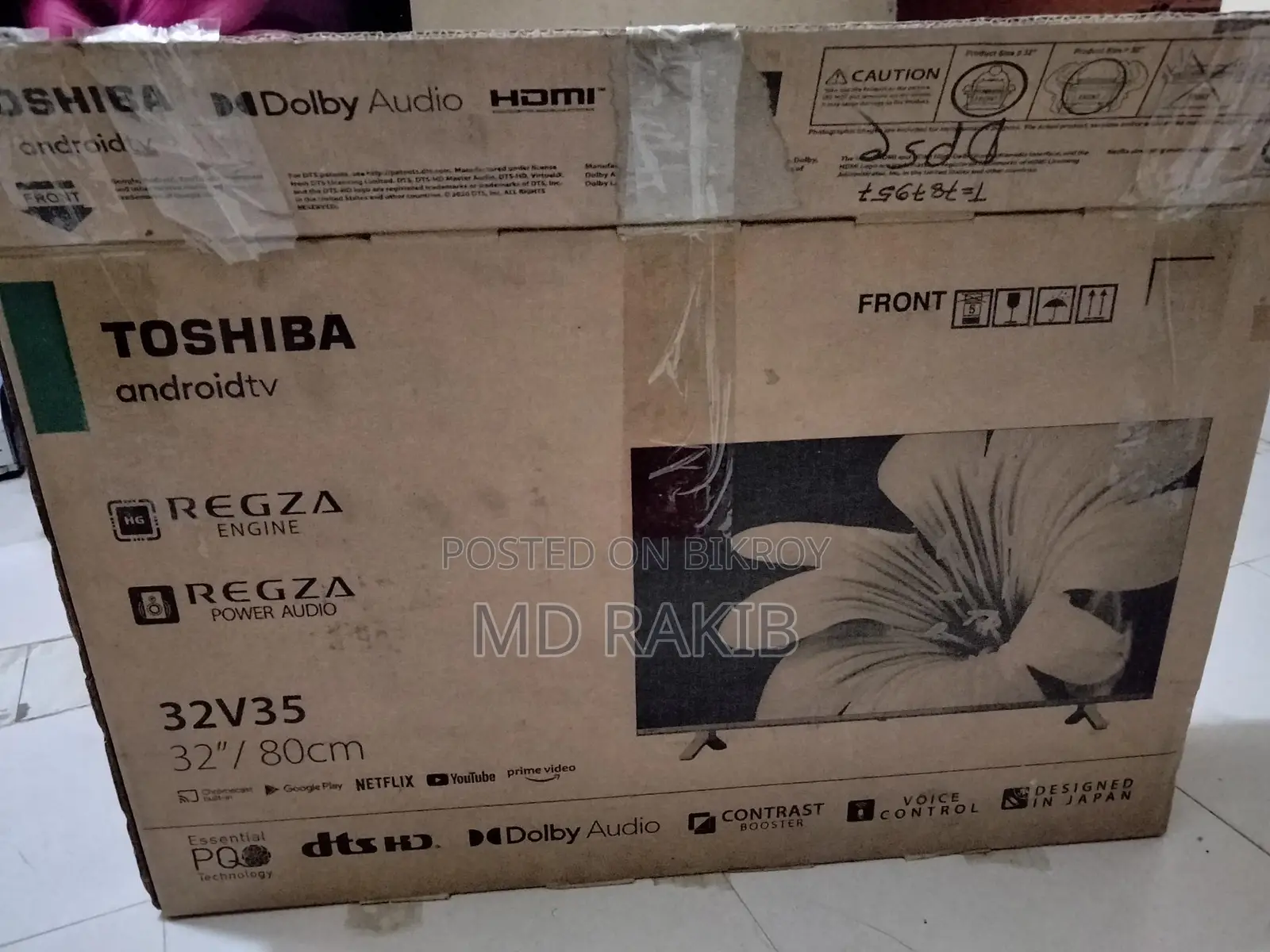 32" Toshiba Android Voice Control TV