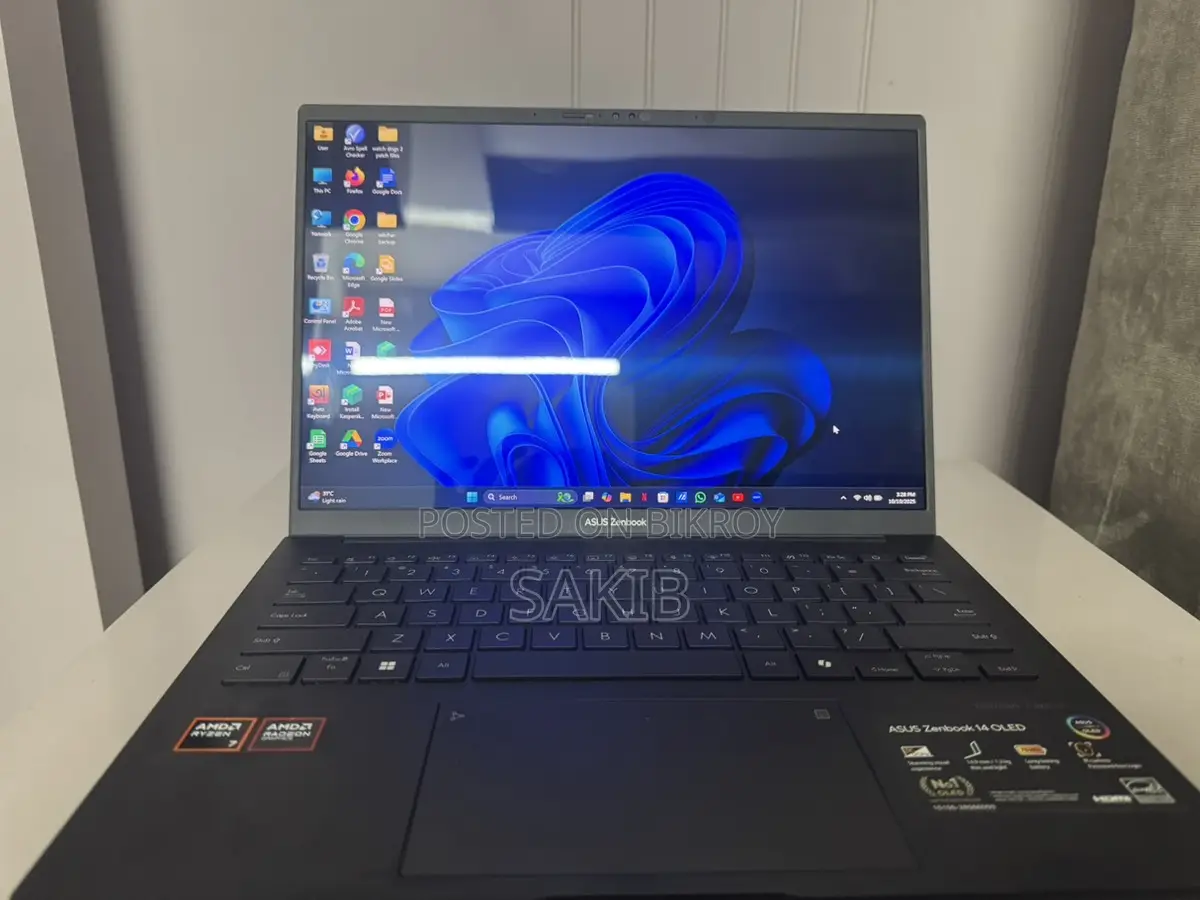 Laptop Asus Zenbook 14 OLED 16GB AMD Ryzen 7 SSD 512GB
