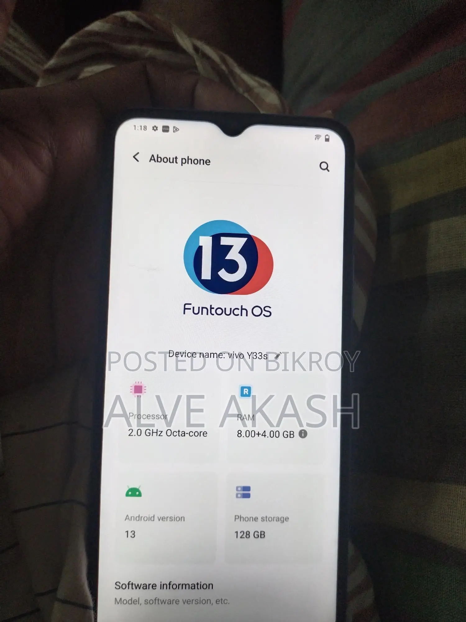 Vivo Y33s (Used)