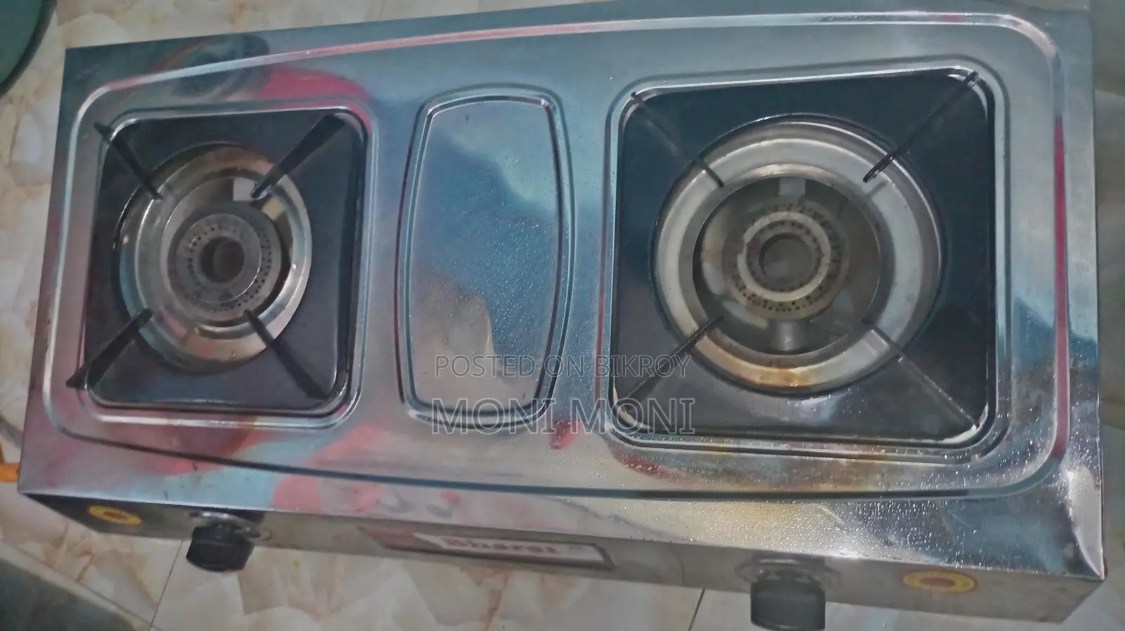 Double Burner Gas Stove