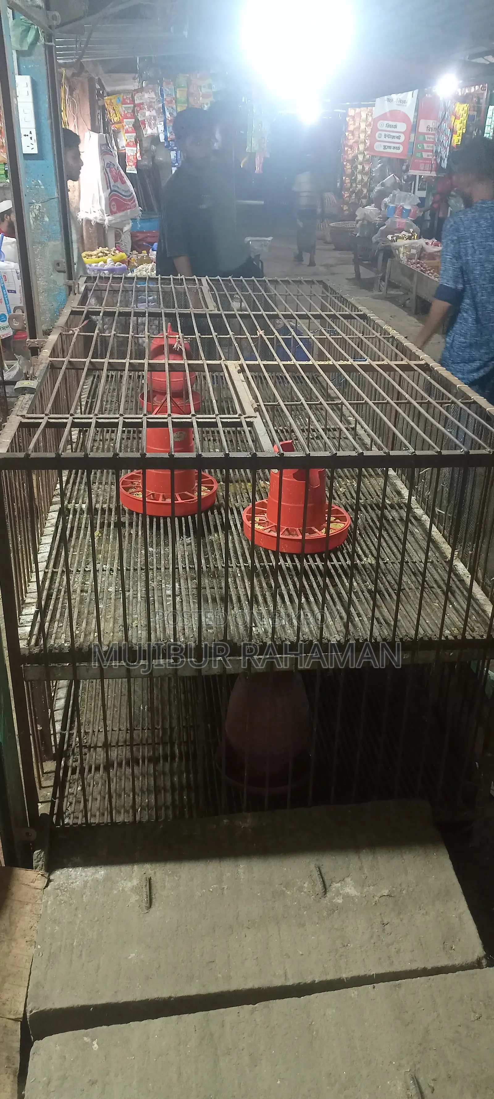 Chicken Shop Equipment for Sale Including Cages