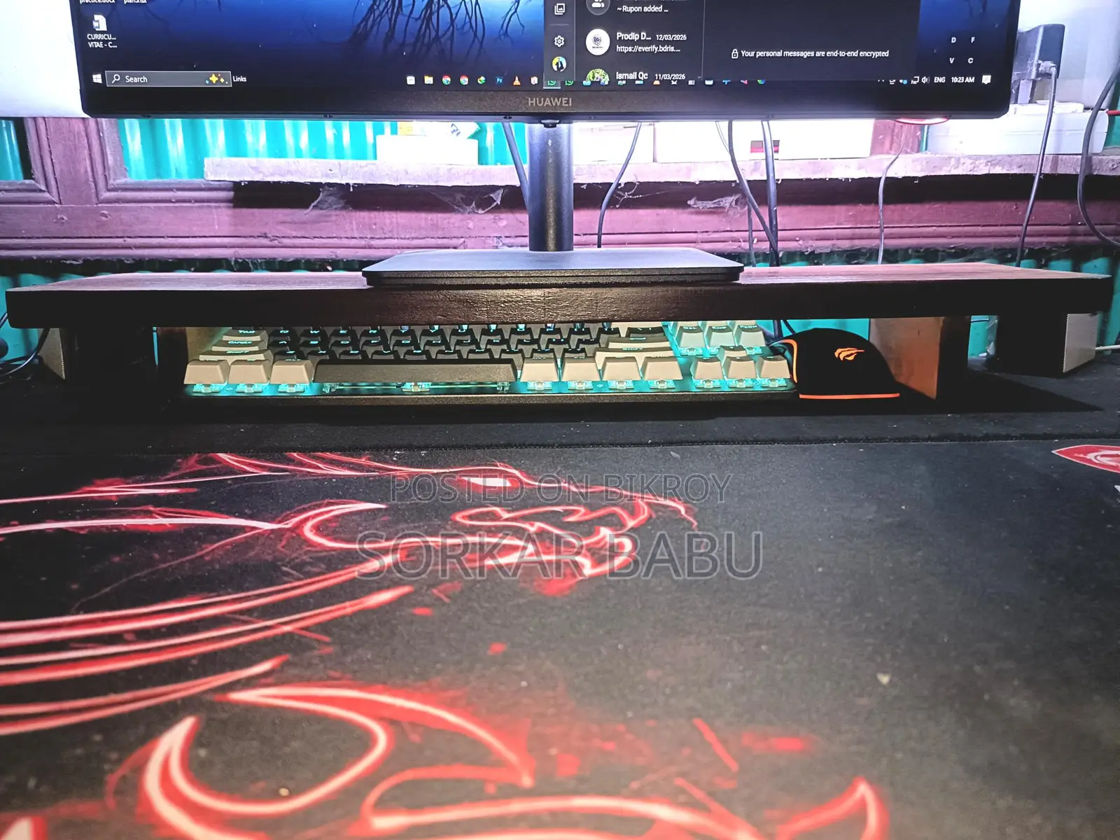Hand Made Monitor Riser