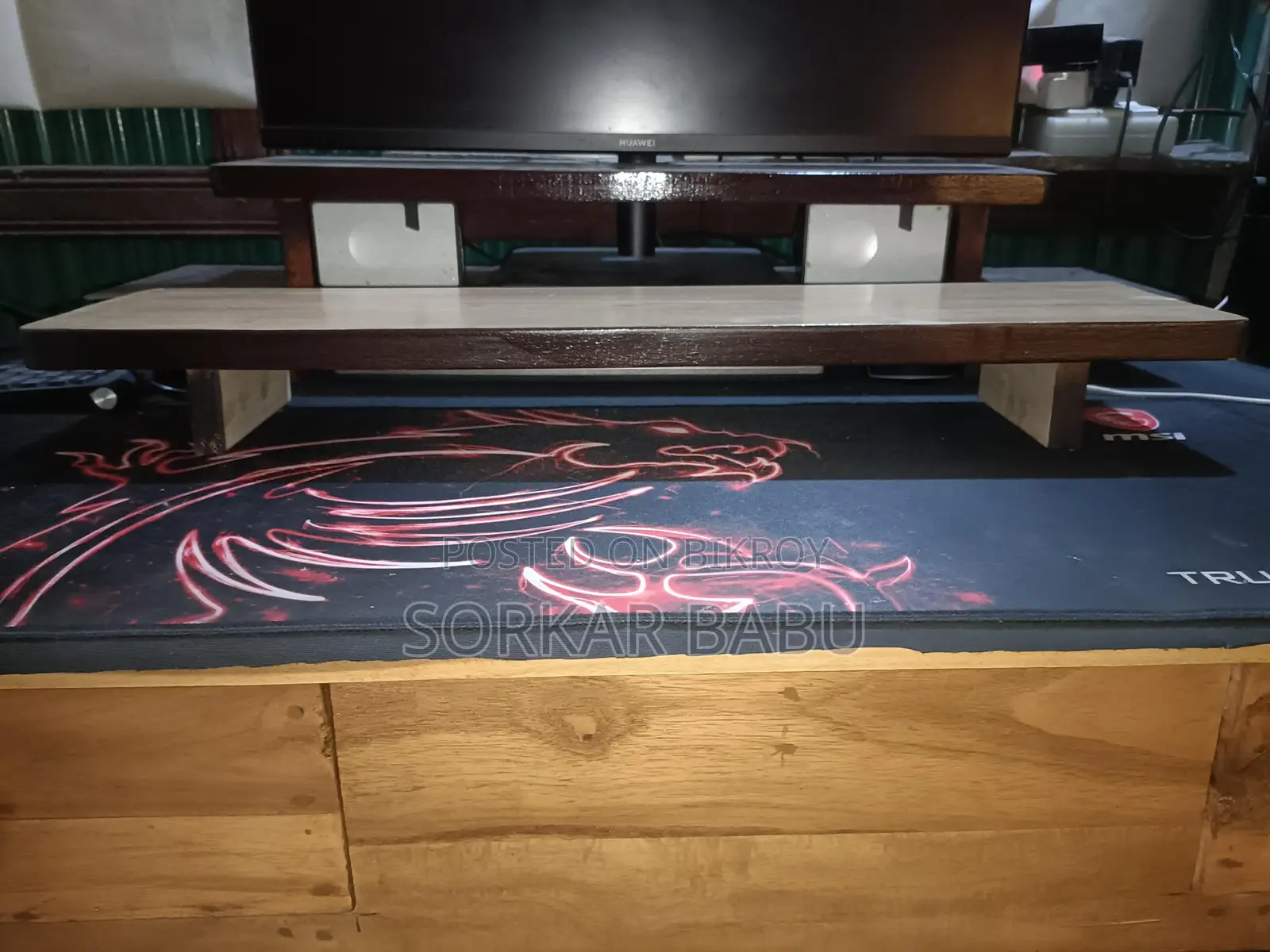 Hand Made Monitor Riser