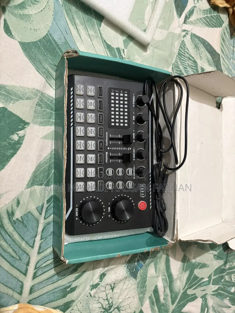 F998 Live Sound Card Audio Mixer