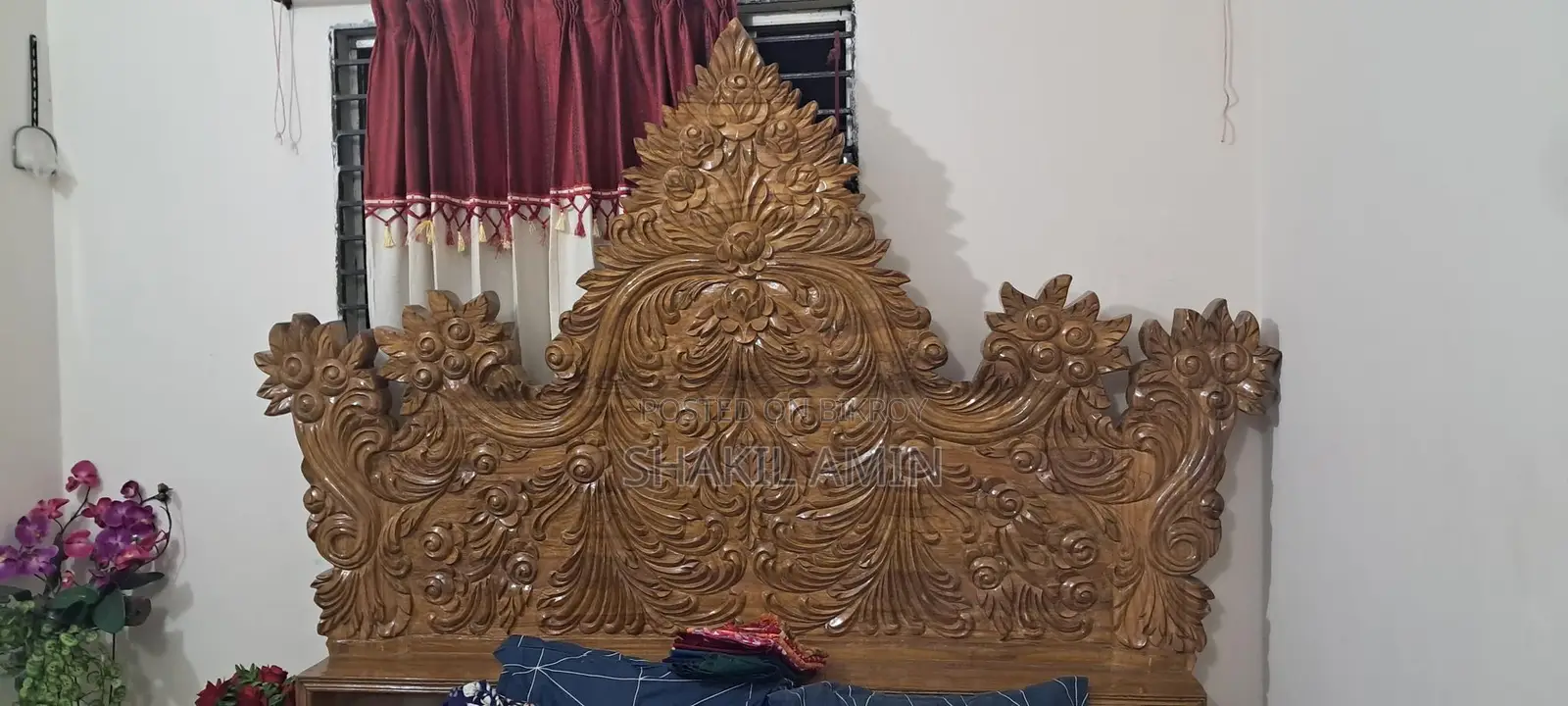 Rangamati Teak Wood Bed 6/7