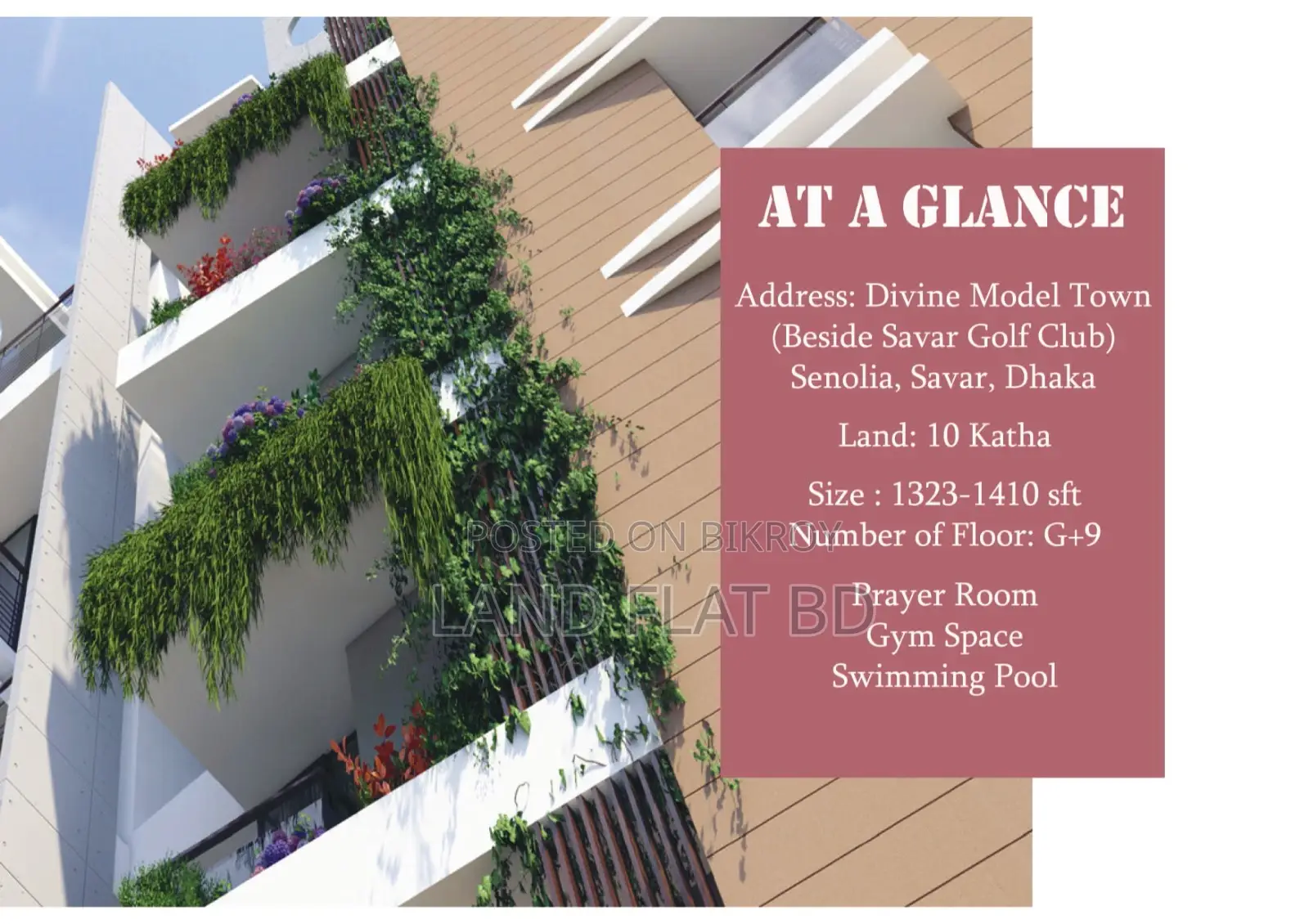 Flat Share Near Savar Golf Club