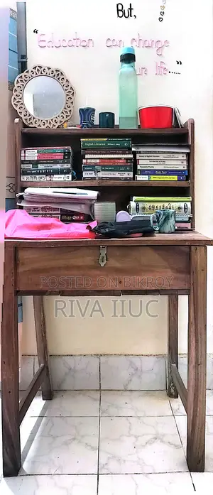 4ft x 7ft Bed & 1 Study Table