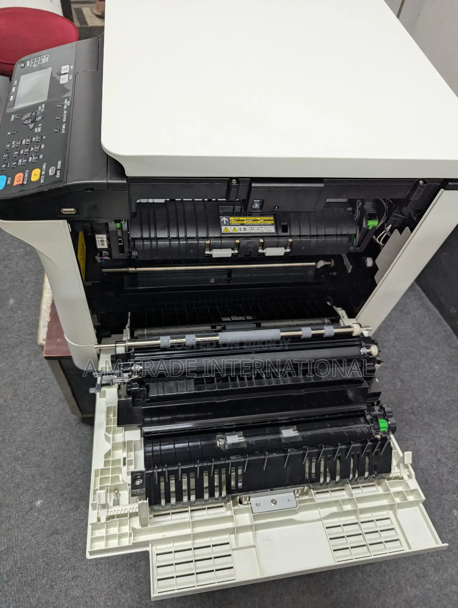 Toshiba 2323am: Fresh machine with duplex and network printing.