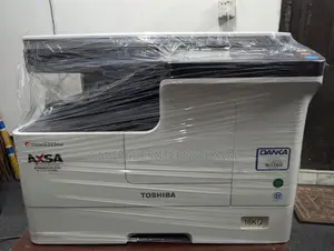 Toshiba 2323am: Fresh machine with duplex and network printing.