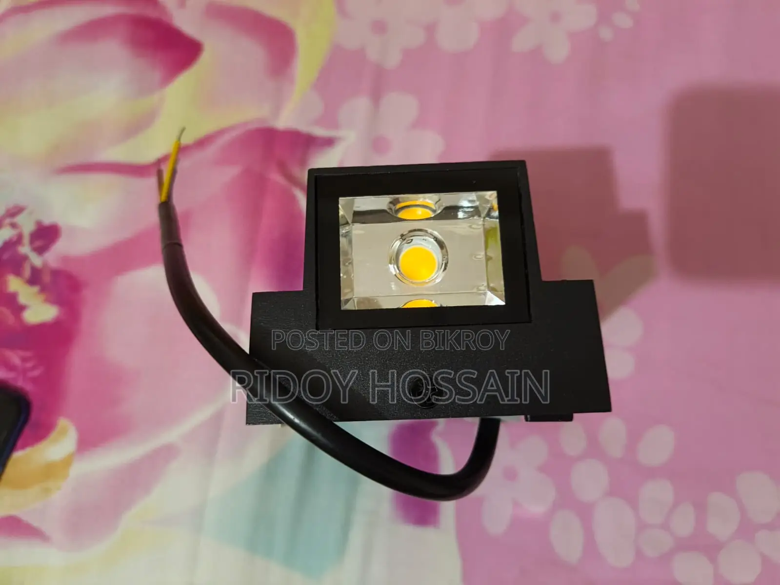Fancy Wall Washer Double Light Black Colour Body