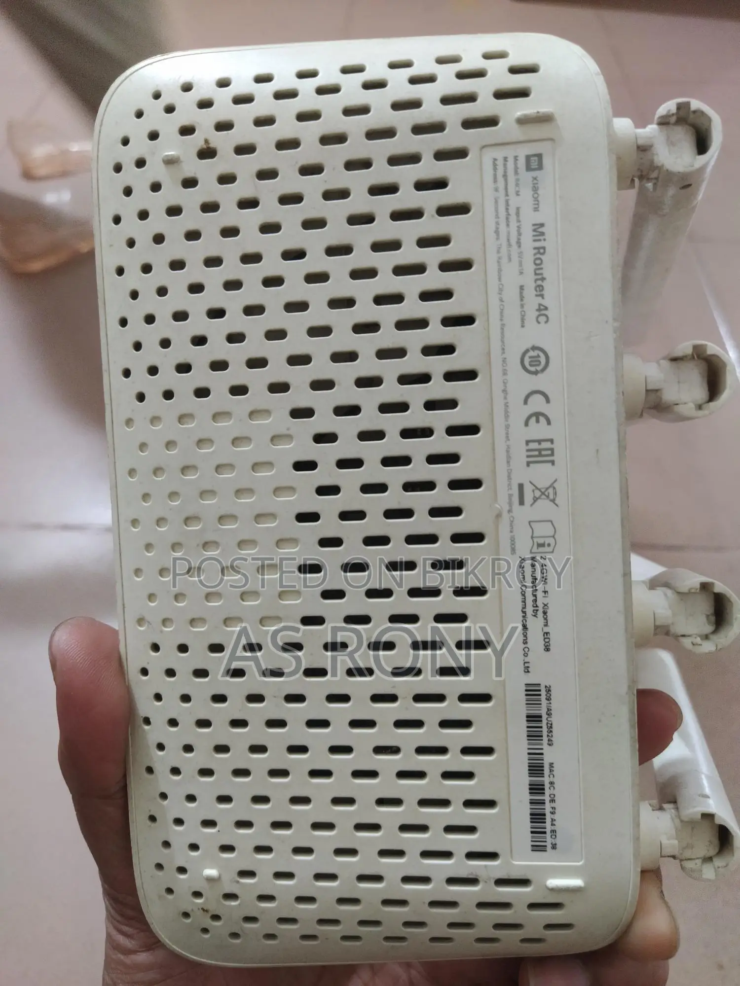 Mi 4c Router
