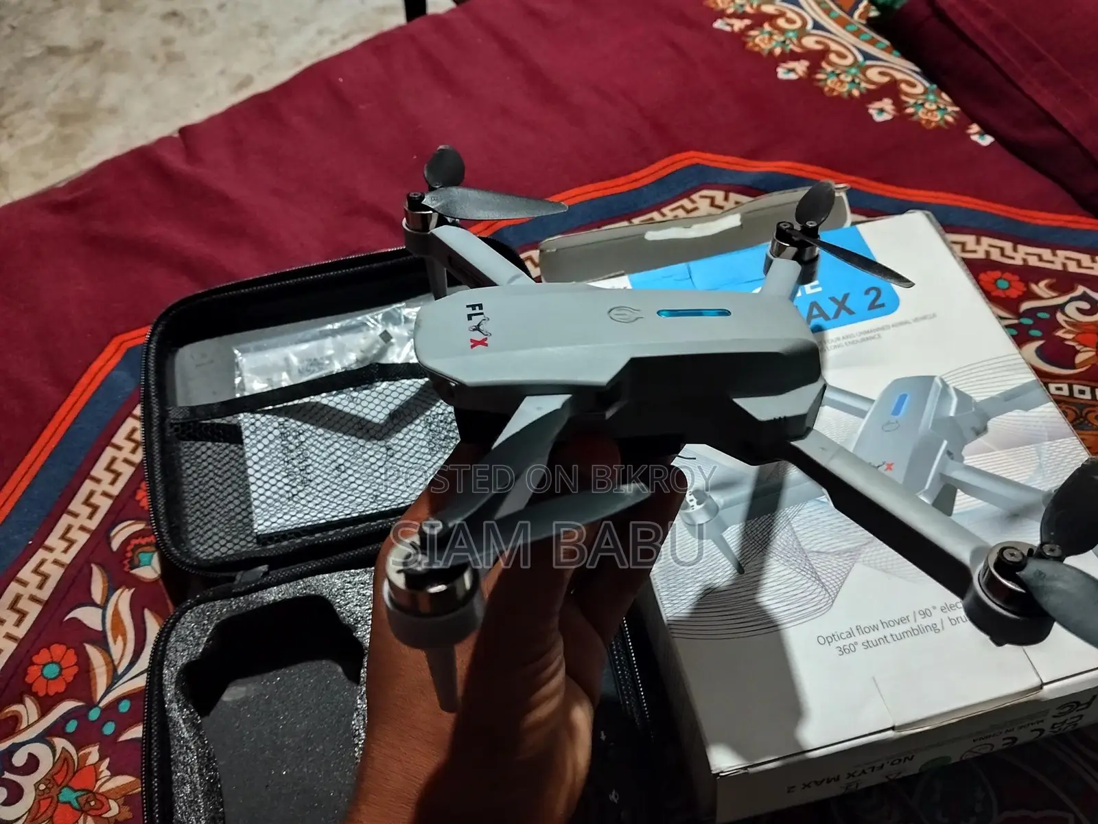 আমি একটি ফ্রেস ড্রোন বিক্রি করব Flyx Max 2 -