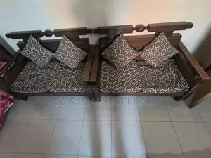 2 Sets of Malaysian Wood Board Sofas