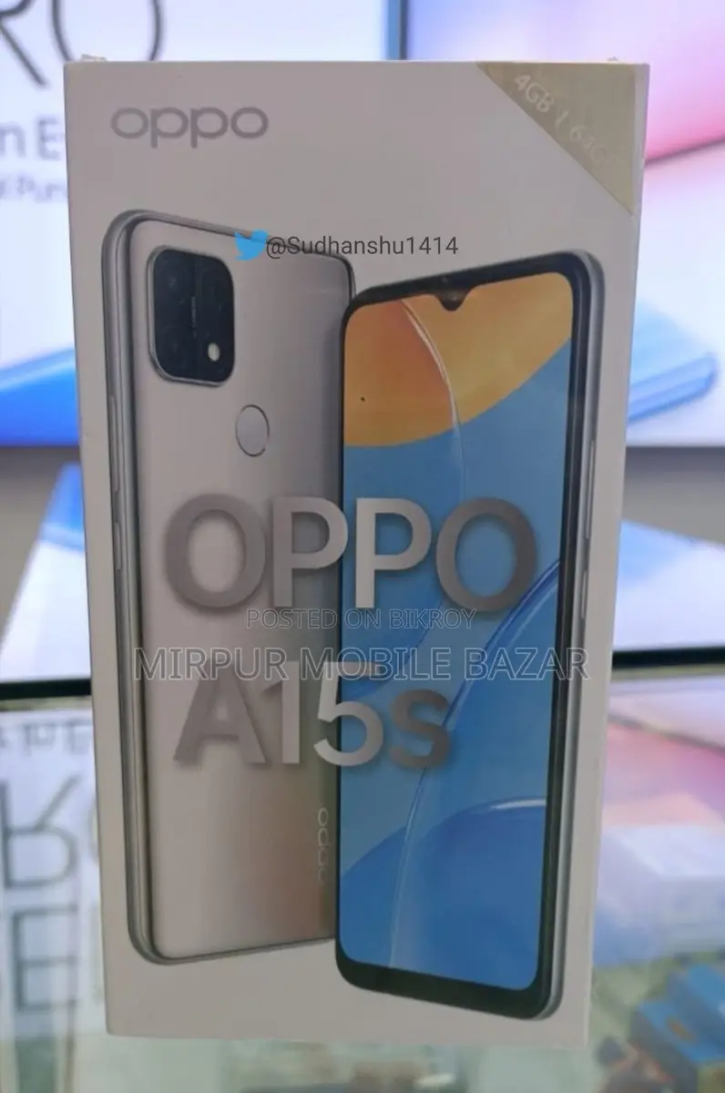 OPPO A15s কোনো স্পট নেই ফ্রেশ (Used)