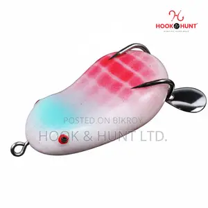 01 Pcs Frog Spinner Lure 8Gram | Glow Soft Bait Hook & Hunt