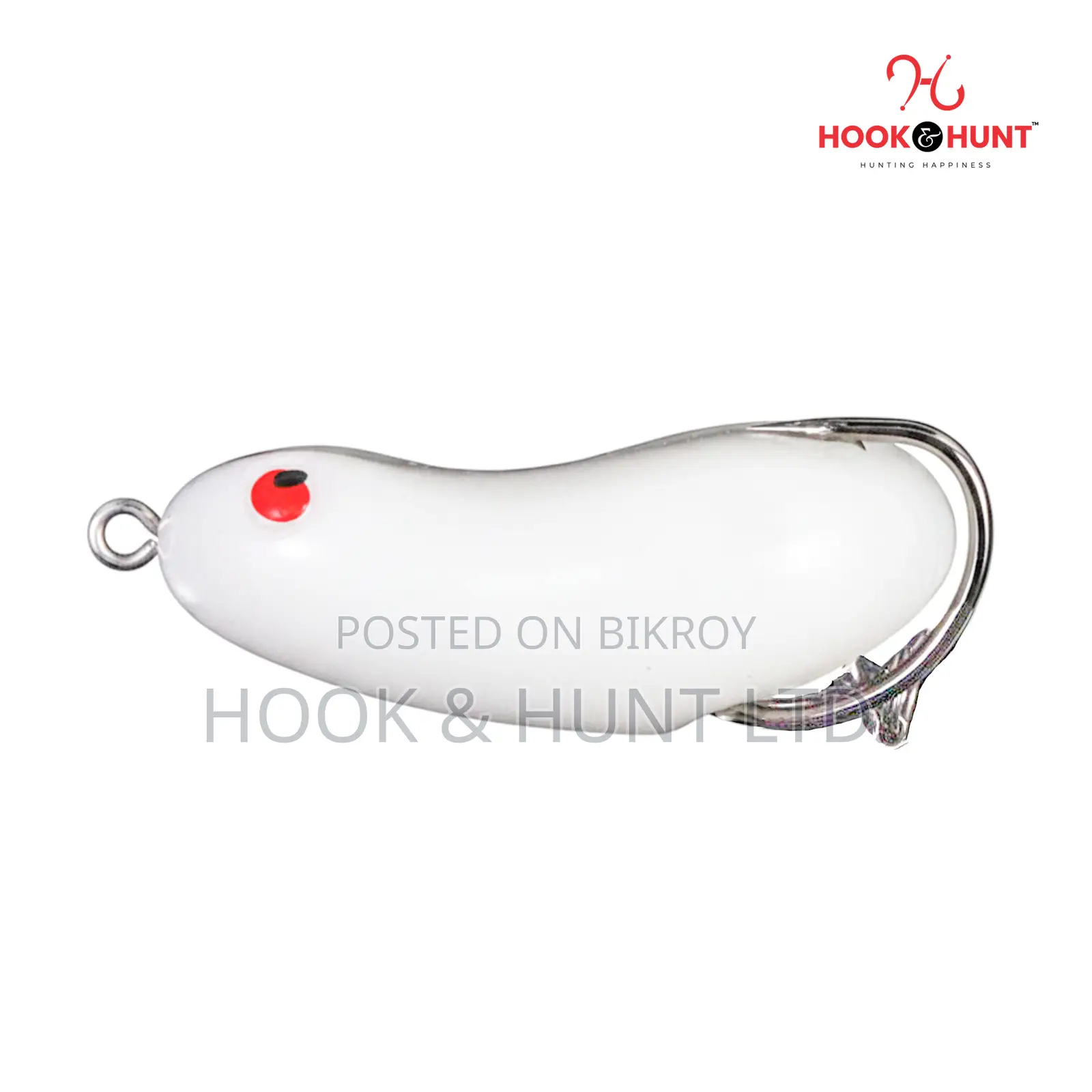 01 Pcs Frog Spinner Lure 8Gram | Glow Soft Bait Hook & Hunt