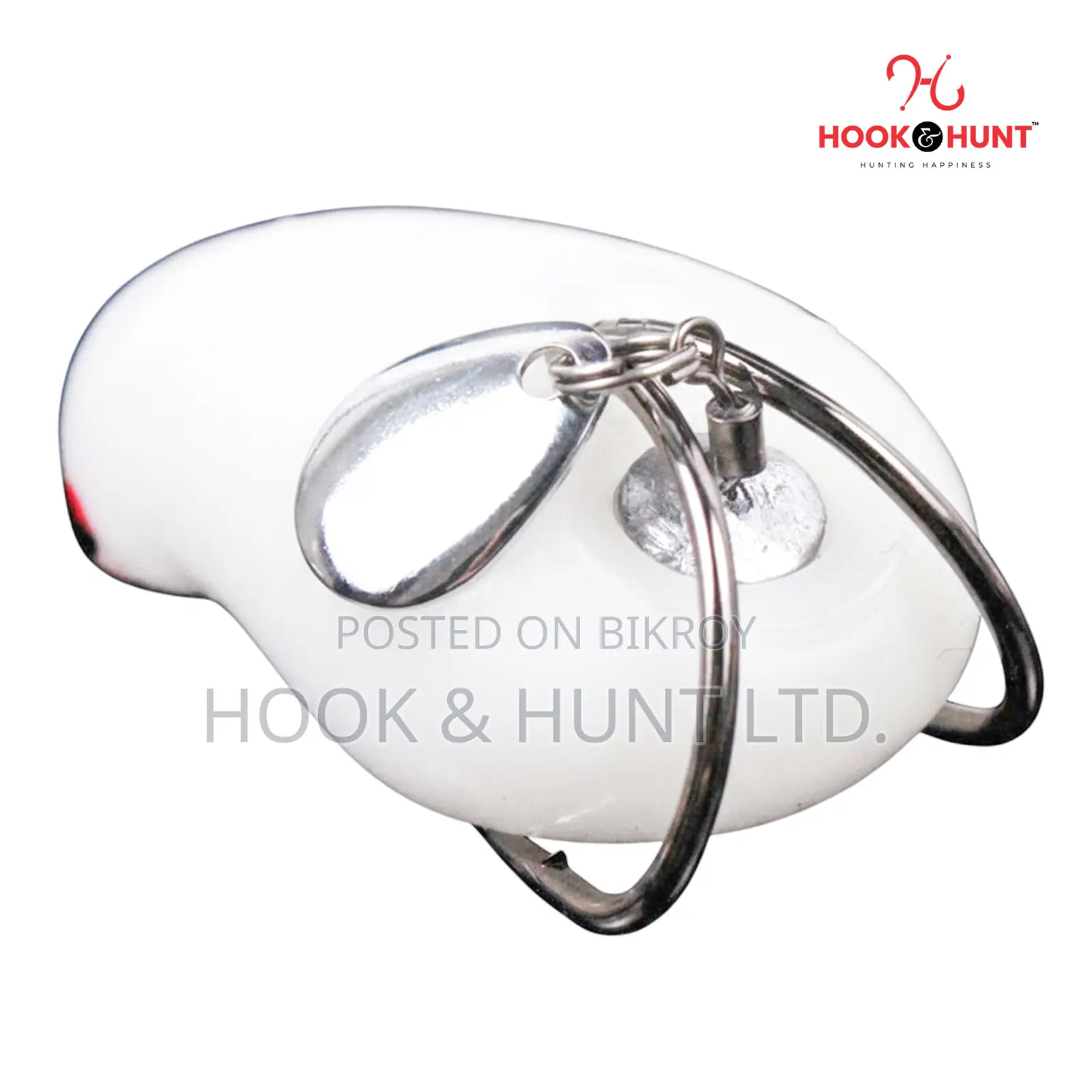 01 Pcs Frog Spinner Lure 8Gram | Glow Soft Bait Hook & Hunt