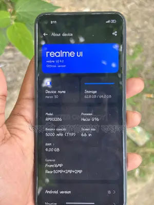 Realme Narzo 50 4/64 (Used)