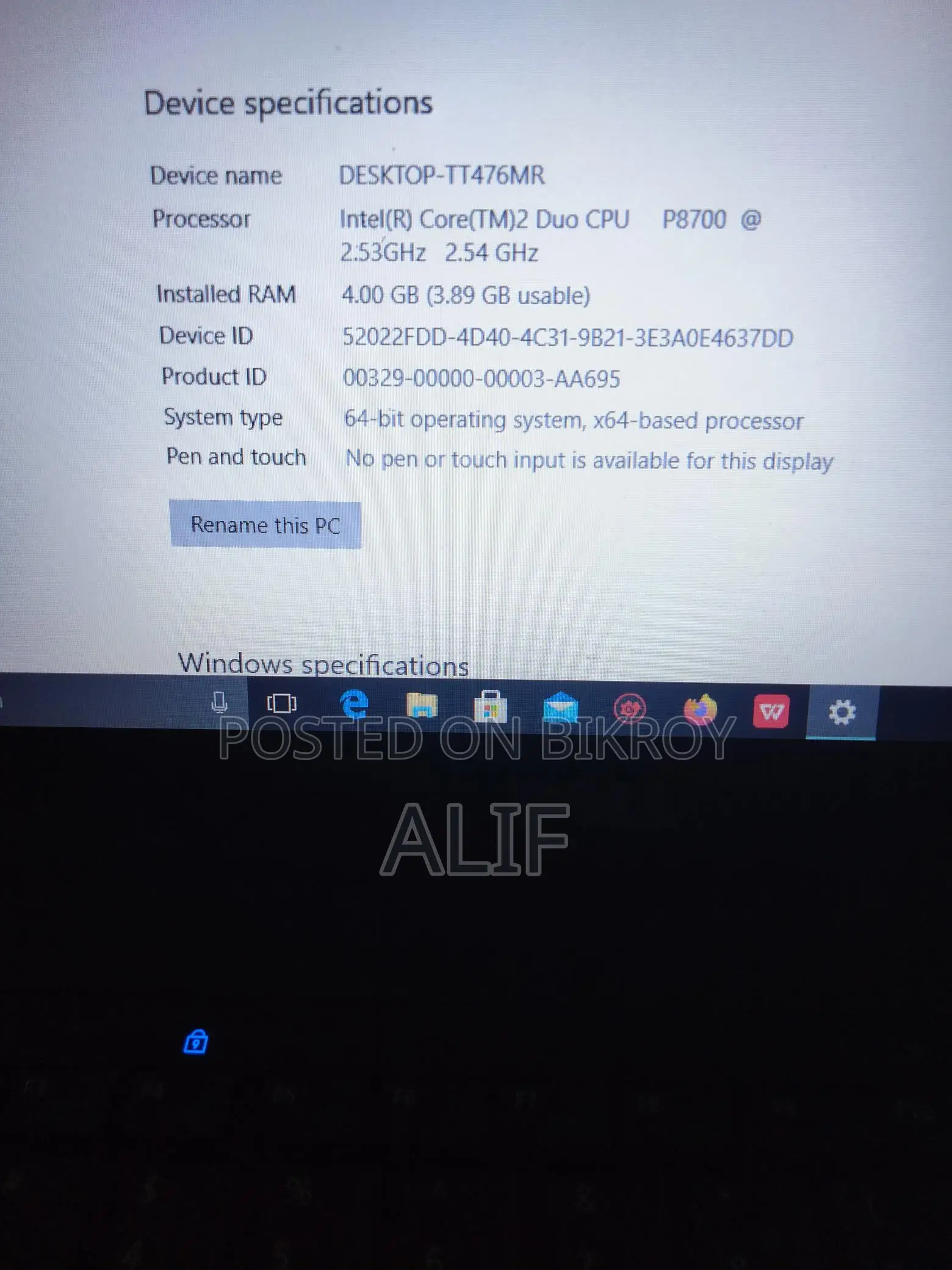 Laptop + Web Development Course for Sale