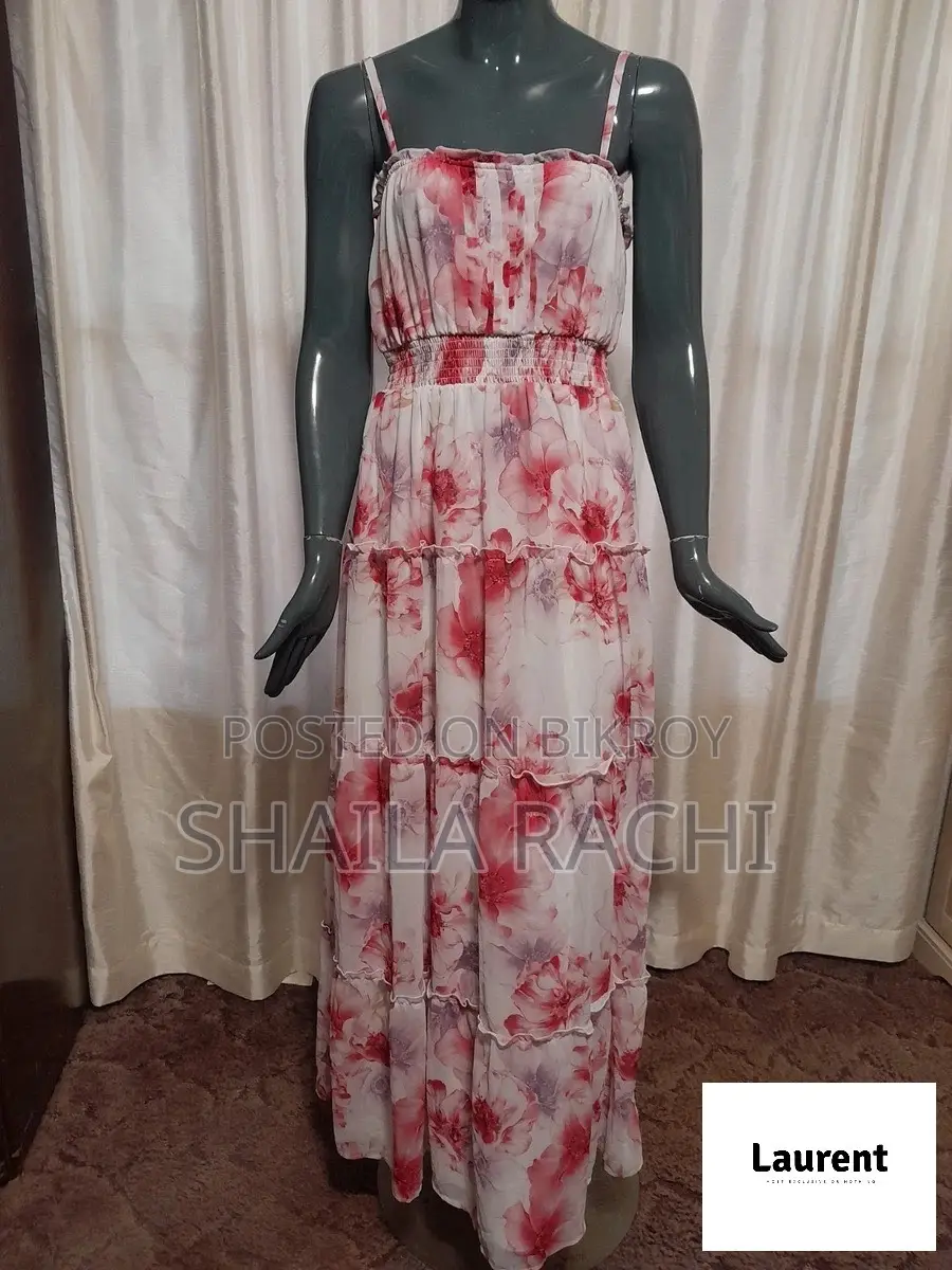 Guess Cherry Blossom Long Dress
