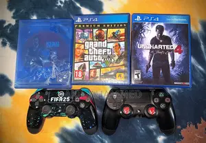 PS4 Pro Good And Fresh Condition With 2 Controllers And 3 Popular Games