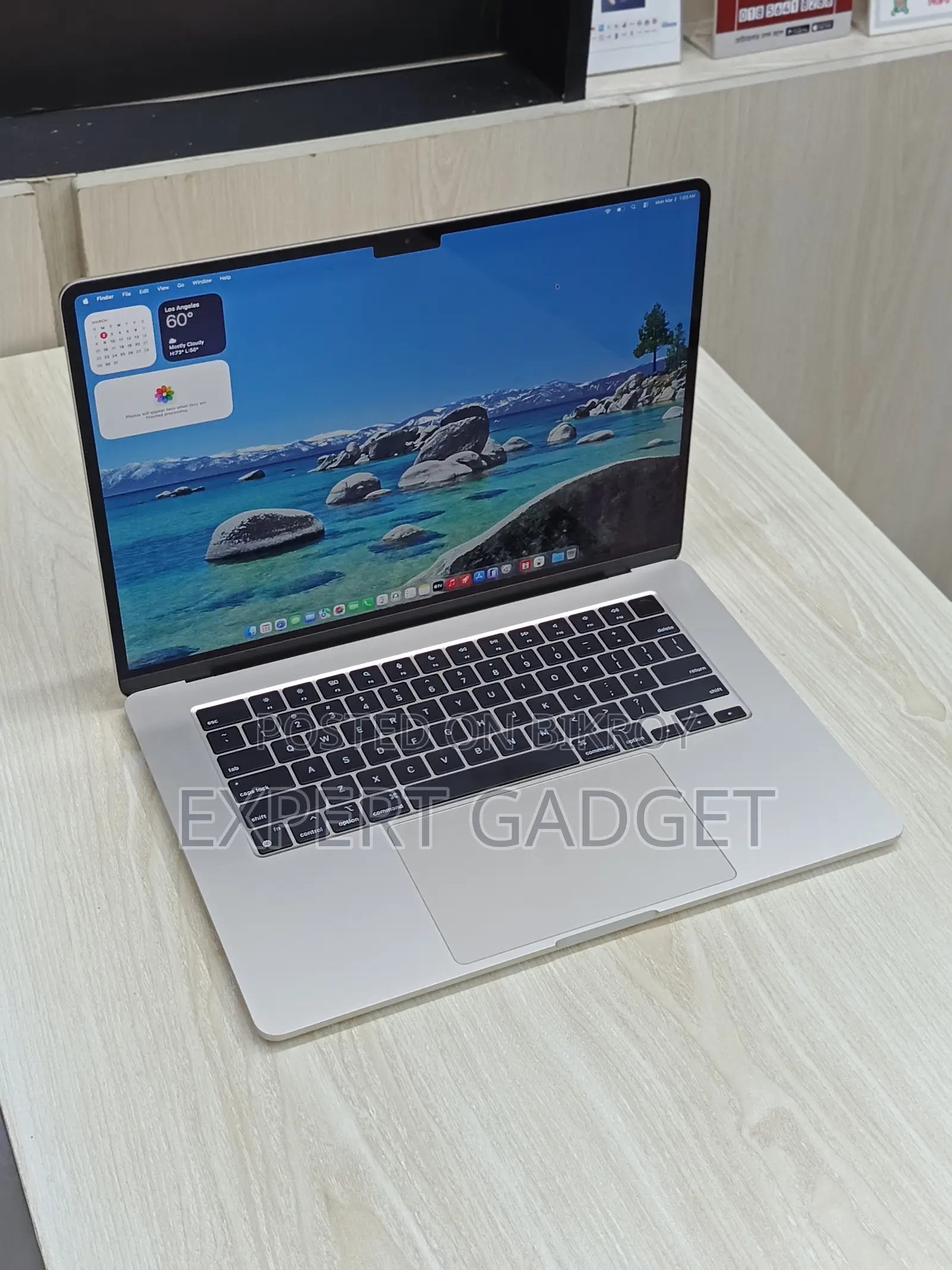MacBook Air M2 Chip (2023)| RAM 8 GB| SSD 256 GB |15.3 inch | Health 99%