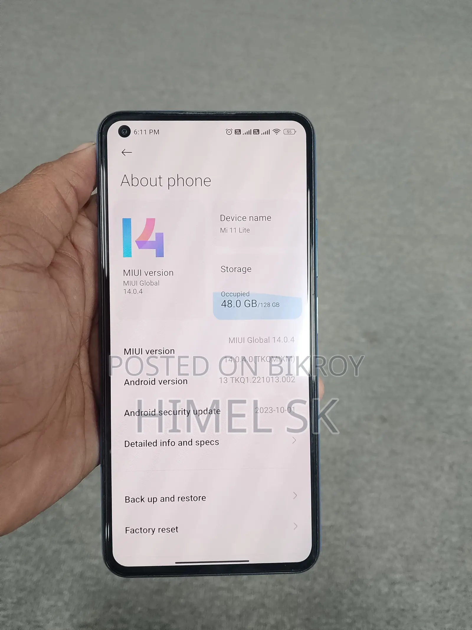 Xiaomi Mi 11 Lite (Used)
