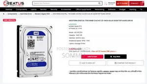 Wd Blue 1tb 7200rpm