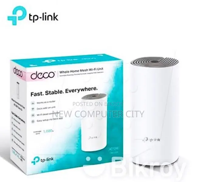 TP-Link Deco E4 (Single pack) Whole Home Mesh Wi-Fi System Dual-band