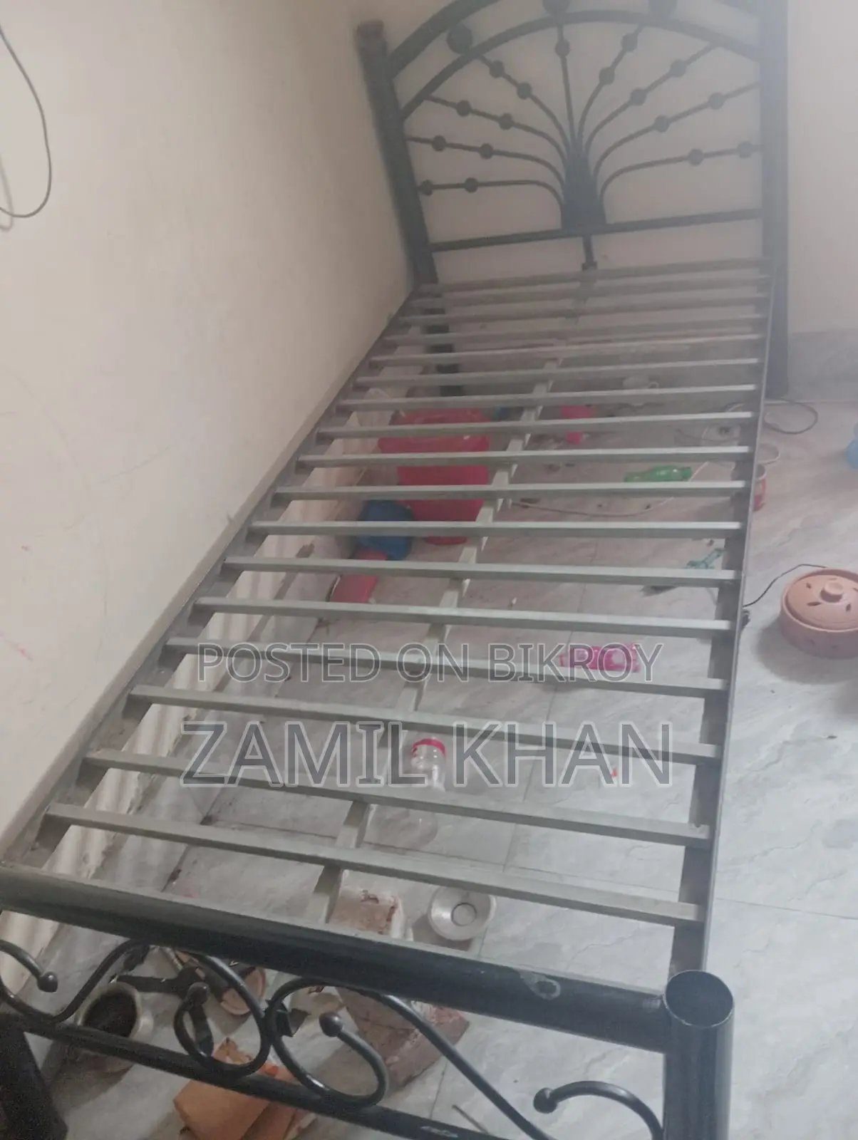 1 Steel Bed and Normal Table