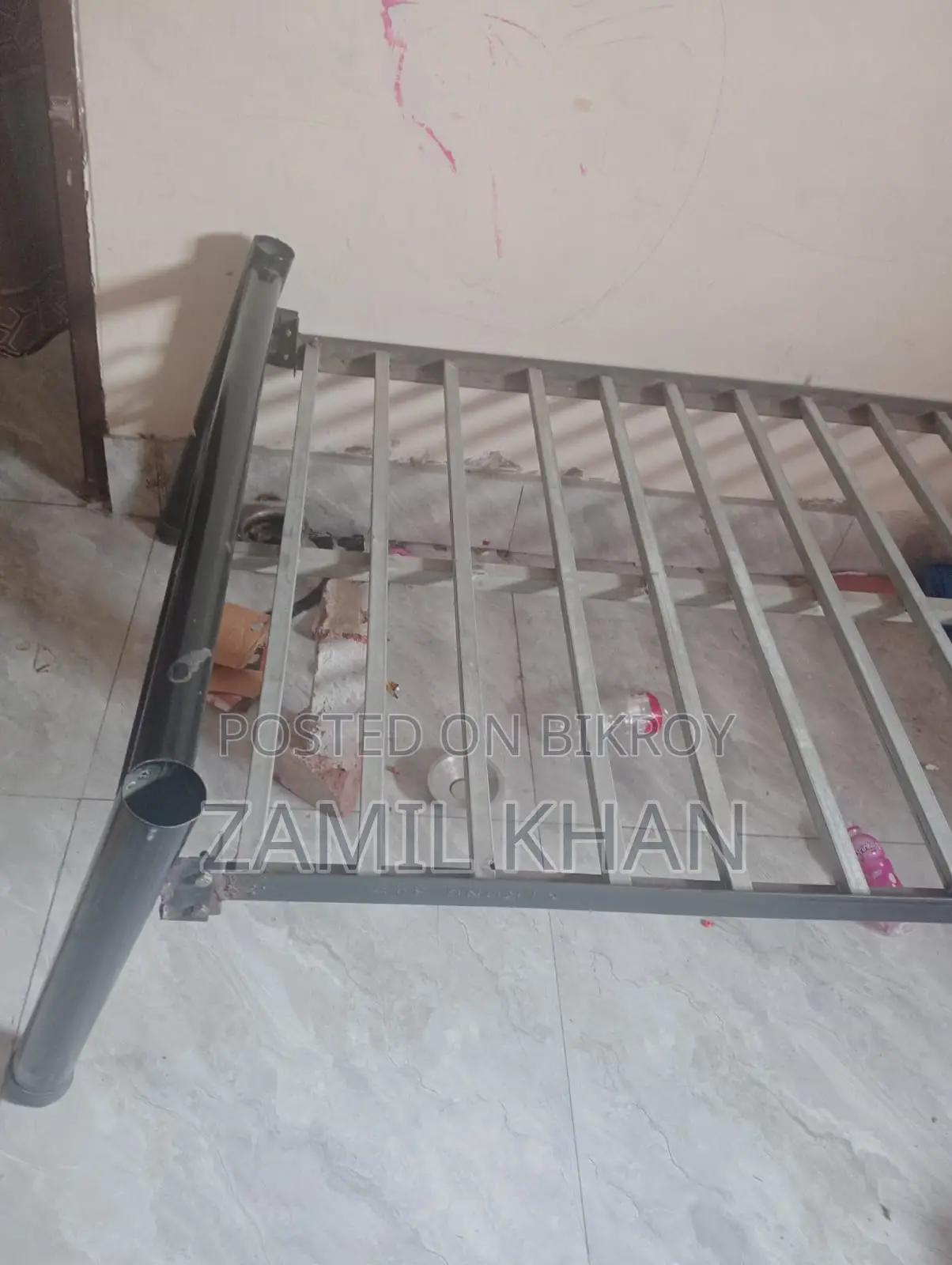 1 Steel Bed and Normal Table
