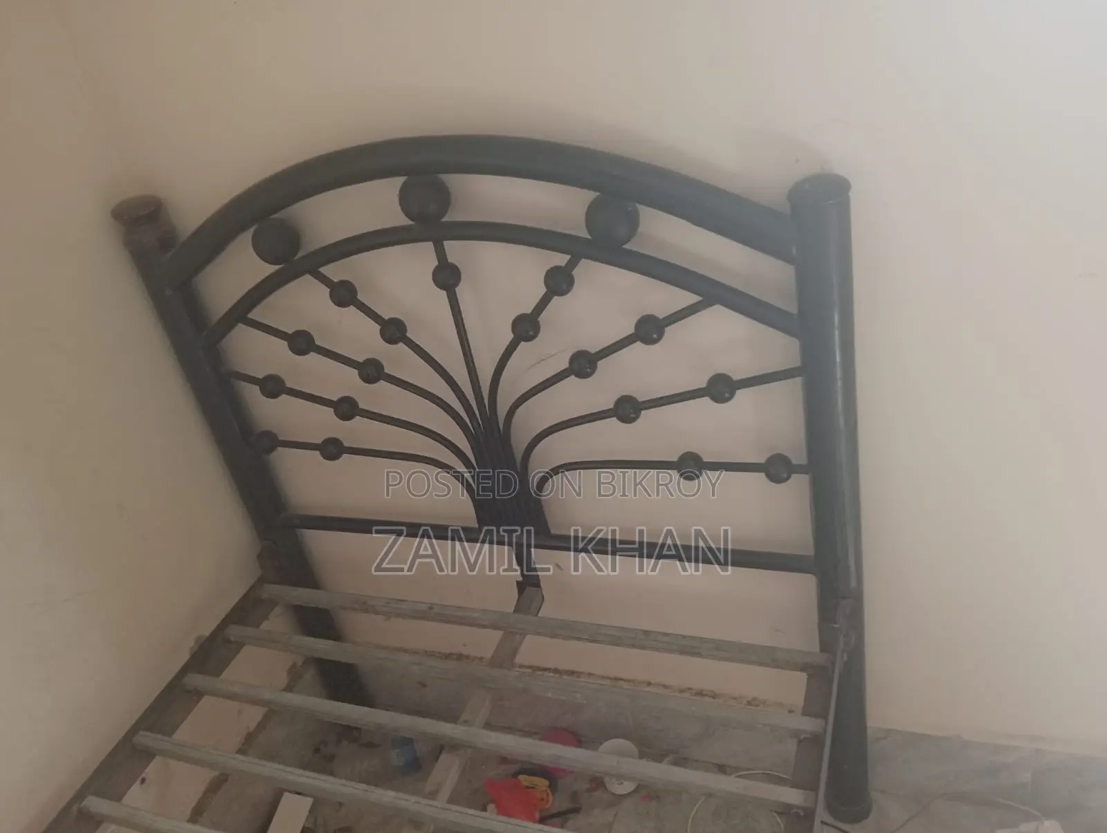 1 Steel Bed and Normal Table