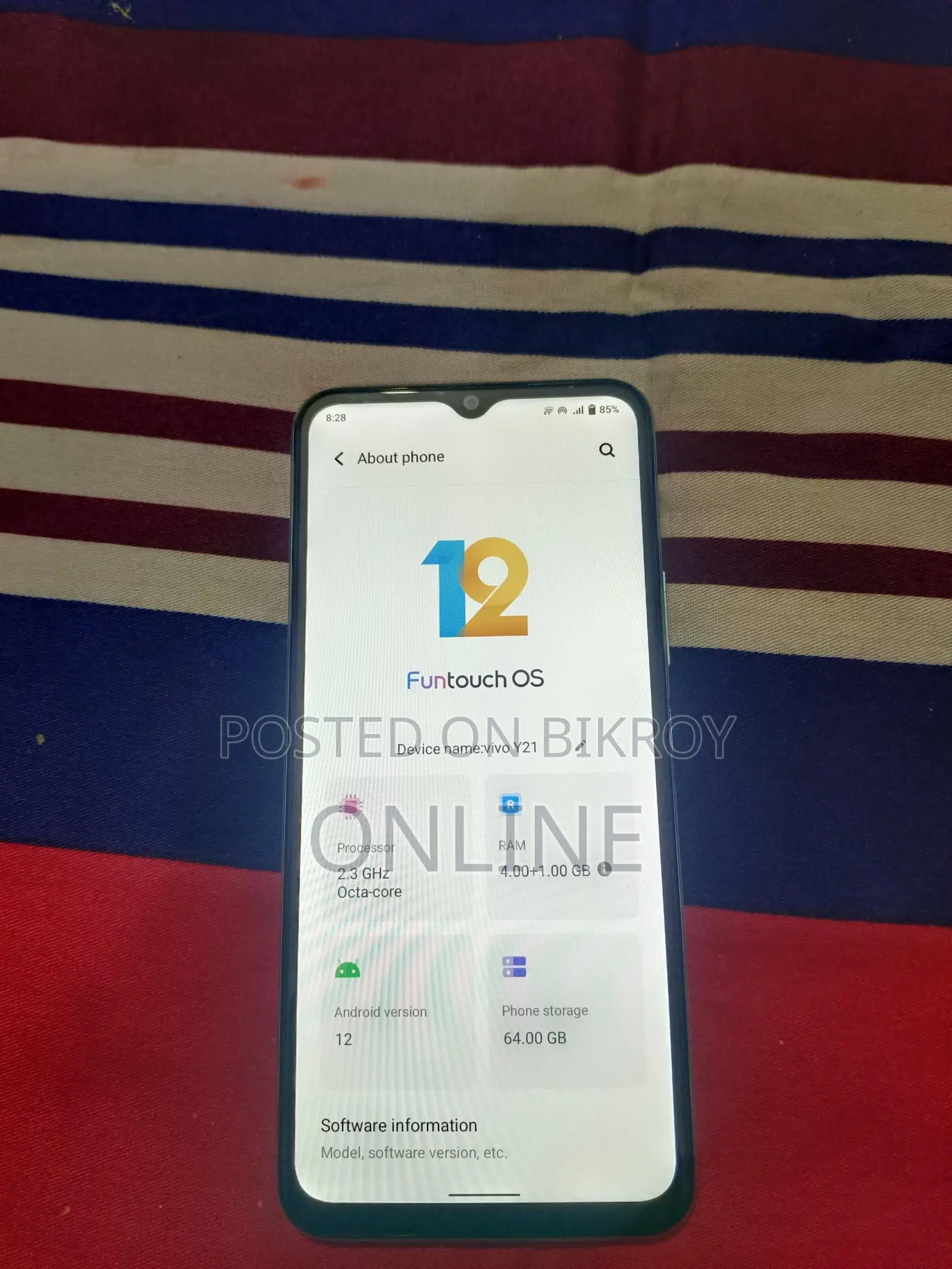 Vivo Y21 4+1/64 (Used)