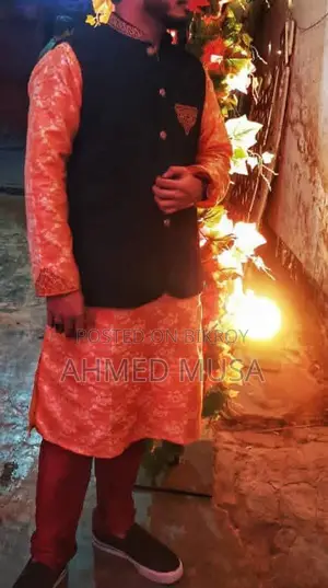 Pre-owned Panjabi + Koti + Pajama Set
