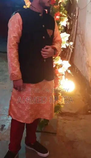 Pre-owned Panjabi + Koti + Pajama Set