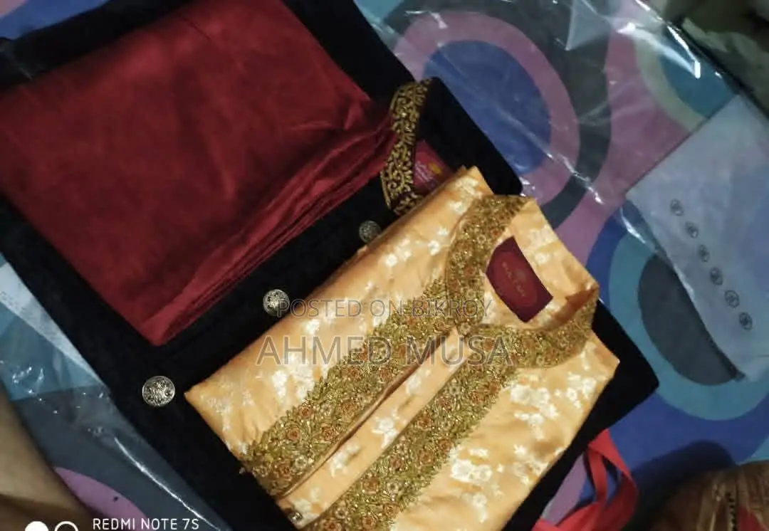 Pre-owned Panjabi + Koti + Pajama Set