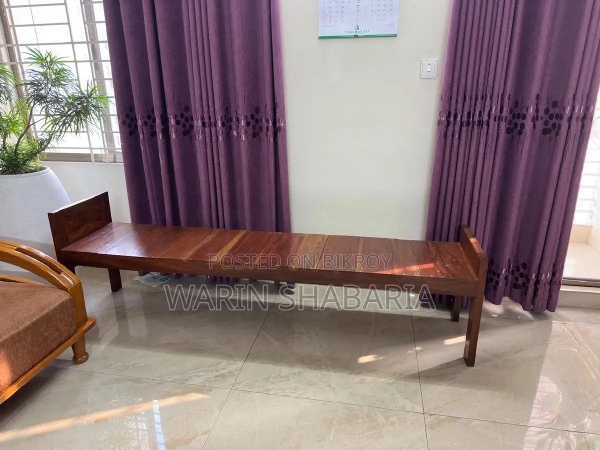 Solid Mahogany Wood Bench or Sitting Stool