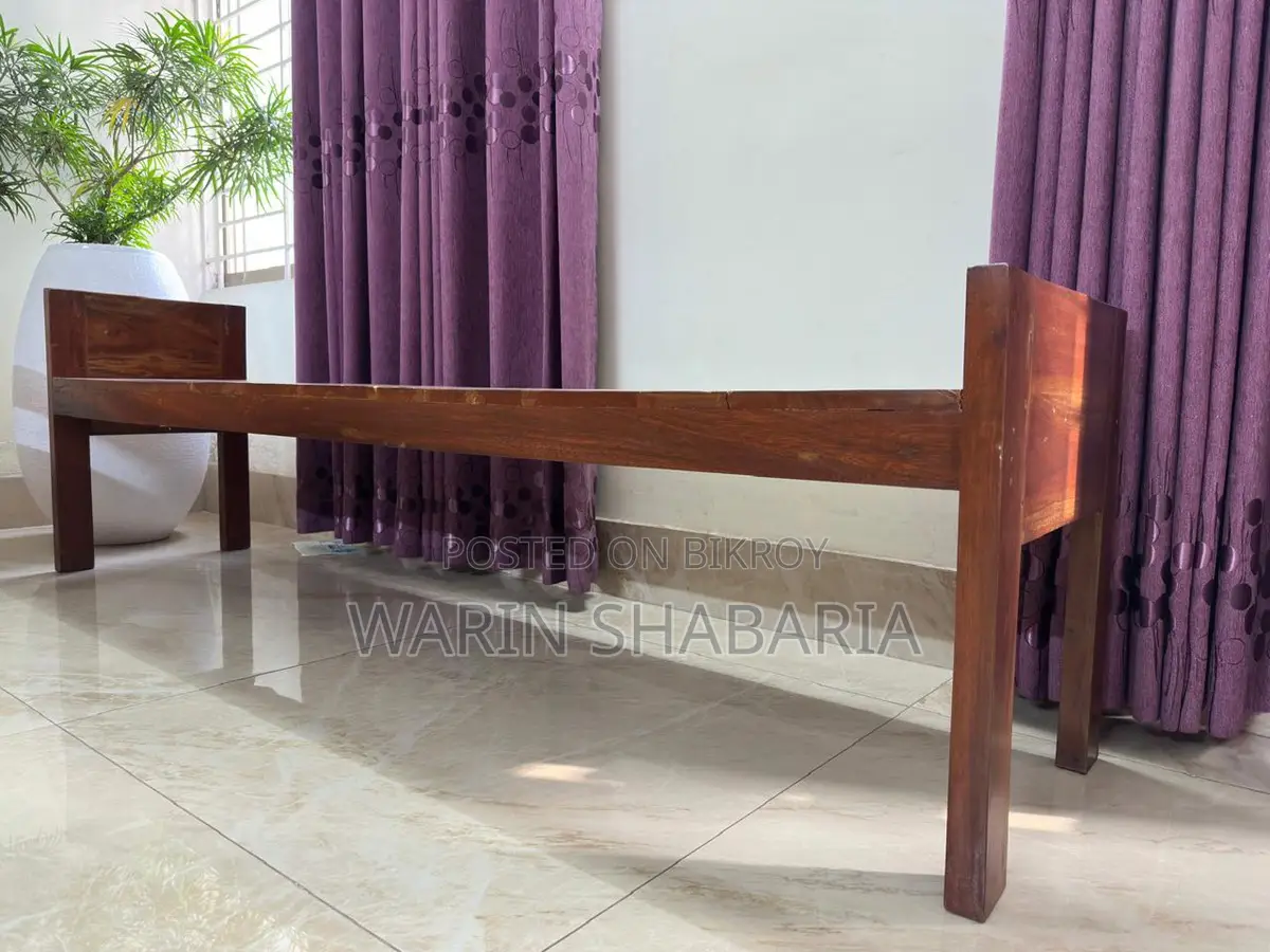 Solid Mahogany Wood Bench or Sitting Stool