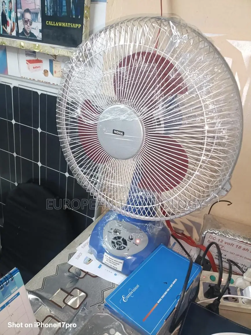 Brand New Noha 16-inch Rechargeable Fan